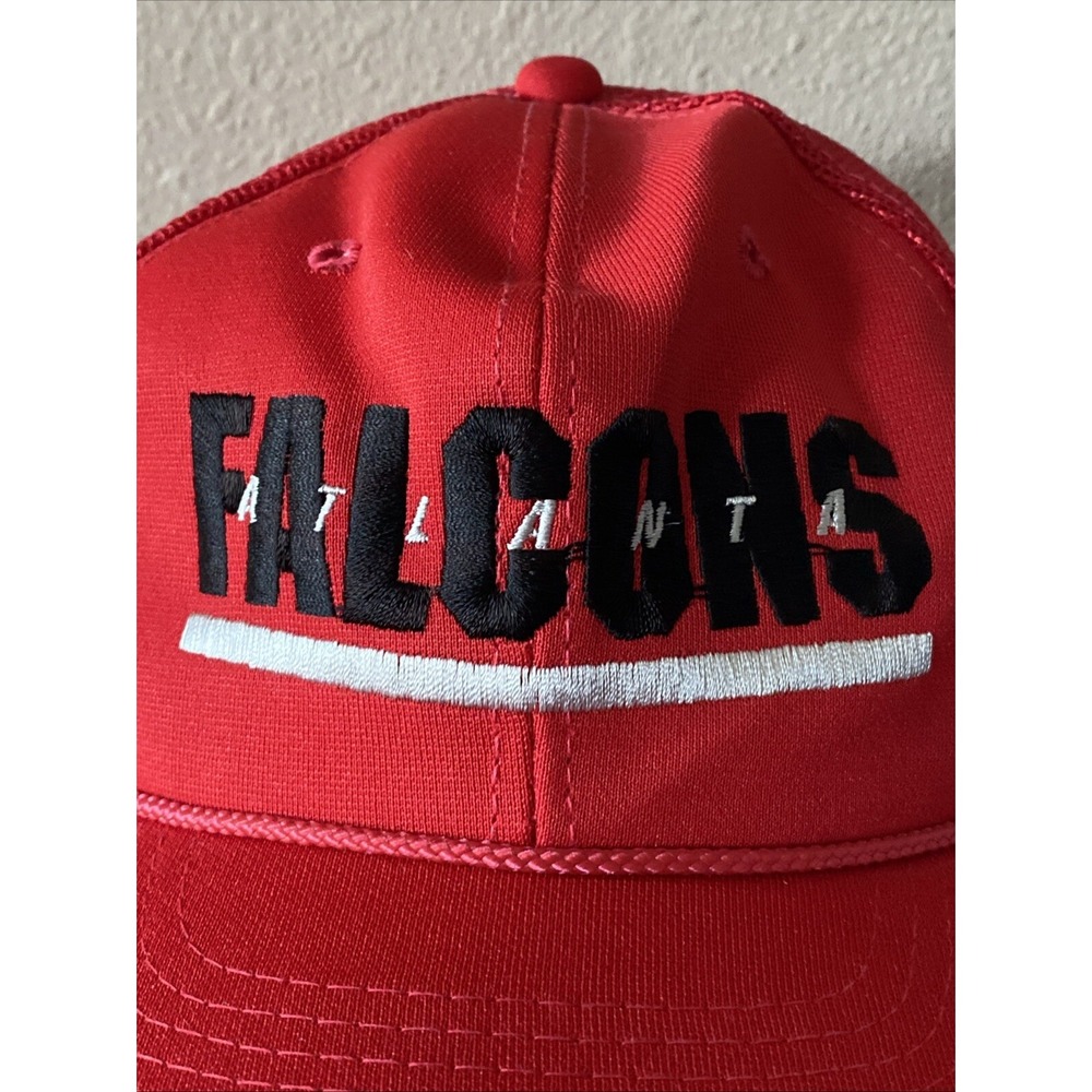 Atlanta Falcons Sports Specialties Hat Snapback Mesh 80s EARLY Spellout NFL - Picture 2 of 11